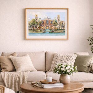 A Morning Beneath the Arches – Limited Edition Signed Art Print by Kurt Xu 12x16